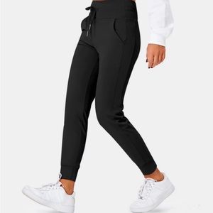Halara Airy High Waisted Drawstring Plain Cool Touch Full Length Joggers